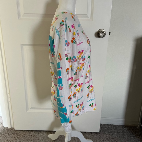 NWOT Colorful Balloon Print Disney Spirit Jersey XS - Picture 7 of 10